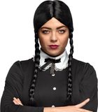 Boland Pruik Secrete Zwart Vlechtjes Lang Vrouwen Heks Halloween en Horror