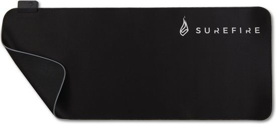 Surefire Gaming Silent Flight RGB-680 Gaming Mouse Pad - Black - 68 x 28 cm