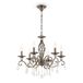 Maytoni RC247-PL-06-R Plafondlamp Brons E14 6x60W