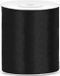 Merkloos Hobby/knutsel satijnen sierlint - zwart - 10 cm x 25 mtr - cadeau lint