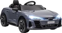 HOMCOM Elektrische kinderauto Kunststof, Metaal 103L x 58B x 41H cm Grijs