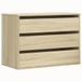vidaXL Ladekast 80x41x58 cm bewerkt hout sonoma eikenkleurig
