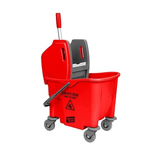 Blake & White tecman Kentucky Mop Emmer & Wringer Rood - 25L