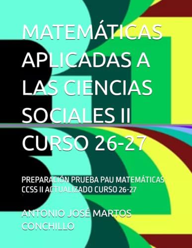 MATEMÁTICAS APLICADAS A LAS CIENCIAS SOCIALES II CURSO 26-27