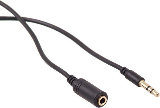 Maclean TV Systems Standaard Verlengkabel 5m Audio Stereo Jack 3.5mm MCTV-821