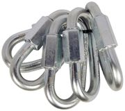 Karabijnhaken SET 5 OVAAL QUICK LINK STEEL 8mm