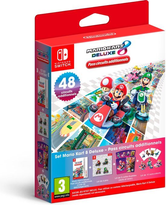 Mario Kart 8 Deluxe - Circuit-uitbreidingspas (Code-in-a-box) - Nintendo Switch