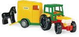 Wader Tracteur avec remorque - Jouet pour enfants à partir de 3 ans