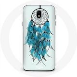 Maniacase Hoesje voor Samsung Galaxy S5 Dromenvanger blauw witte achtergrond