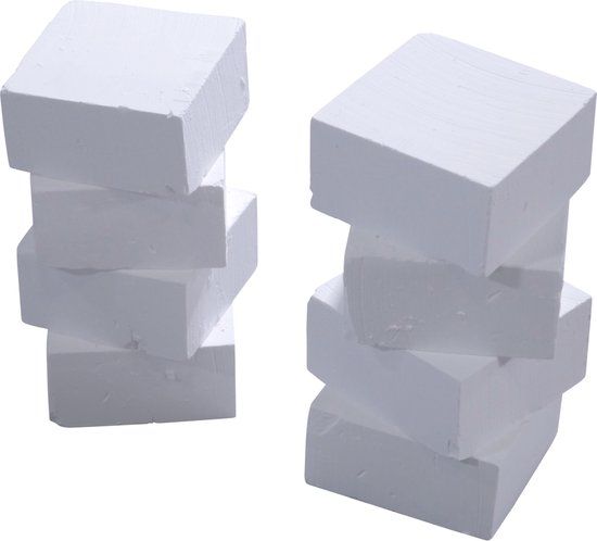 Lifemaxx Magnesium Blok Grip Chalk 8x - Wit