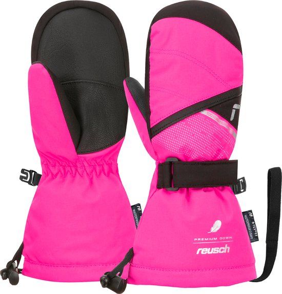 Reusch Kaden Down R-TEX® XT Kinderwanten - Roze - Maat 3