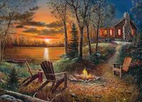 Cobble Hill Puzzle Fireside - 500 pièces