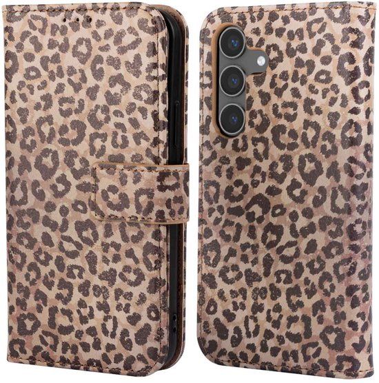 imoshion Design Bookcase - Samsung Galaxy S24 - Leopard Mood