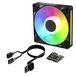 ARCTIC BioniX P14 A-RGB Ventilateur de boîtier d'ordinateur 14 cm Noir 1 pièce(s)