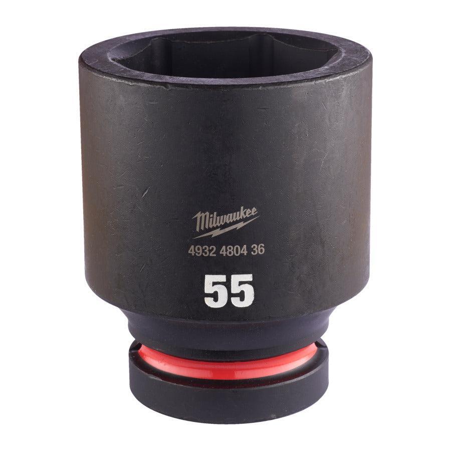 Milwaukee ShockWave™ Krachtdop 1" lang | 55 mm - 4932480436