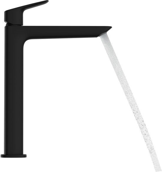 Hansgrohe Logis wastafelkraan 240 v. waskommen m.zwart 71257670