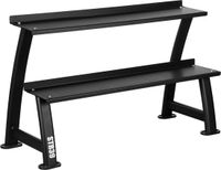 HMS STR39 - Dubbeldeks Kettlebell Standaard - 300 kg Capaciteit - Antislip