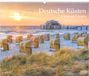 Deutsche Küsten 2027: Wandkalender 60x50 cm mit Panorama-Meerblicken, sprachneutralem Kalendarium und Spiralbindung