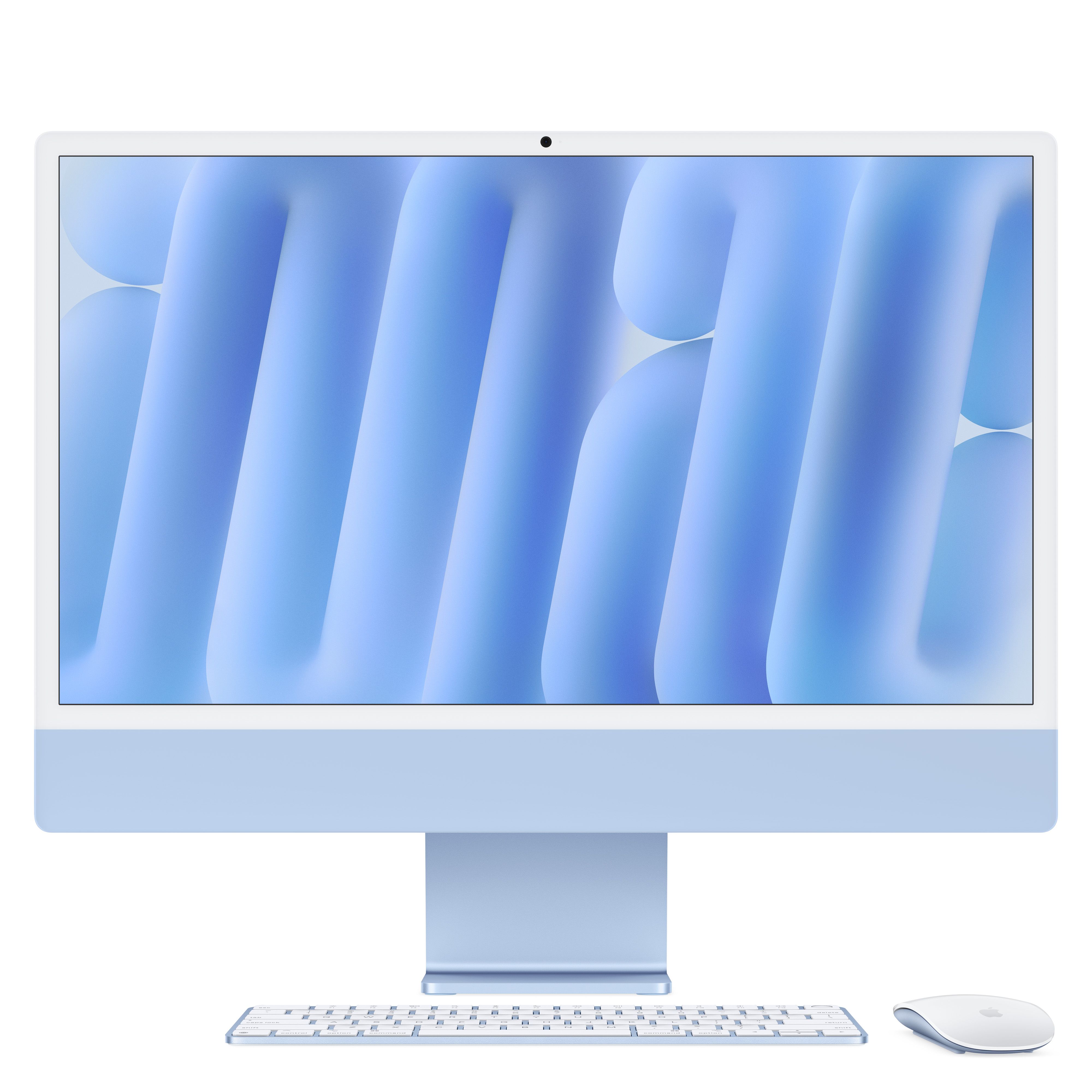Apple iMac 24 inch M4 (10 core CPU/10 core GPU) 16GB/512GB Blauw QWERTY