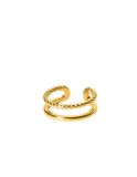 PURELEI Bague Mau Or Bague statement Acier inoxydable Taille unique Femme