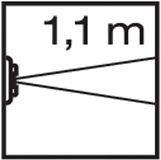 Tapa Hager Berker Tapa Para Movimiento IR Comfort 1,1 m, Berker.Net, Para, Serie Berker S.1/B.3/B.7 van Hager, blanco brillo