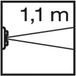 Tapa Hager Berker Tapa Para Movimiento IR Comfort 1,1 m, Berker.Net, Para, Serie Berker S.1/B.3/B.7 van Hager, blanco brillo