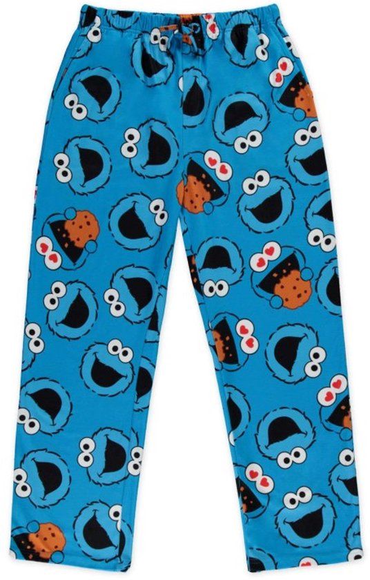 Sesame Street Cookie Monster Joggers Heren Trainingsbroek meerkleurig L