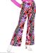 Finidi Disco broek groovy stijl jaren 70 dames Roze S/M