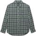 Superdry Damen Hemd Check Flannel Relaxed grün