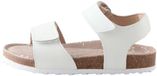 Next - Meisjes - Sandalen met klittenbandsluiting en kurken voetbed - Wit