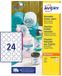 Avery L4851REV-25 papier voor inkjetprinter A4 (210x297 mm) 25 vel Wit