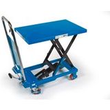 HBM Verrijdbare Werktafel, Heftafel 150 kg, Blauw