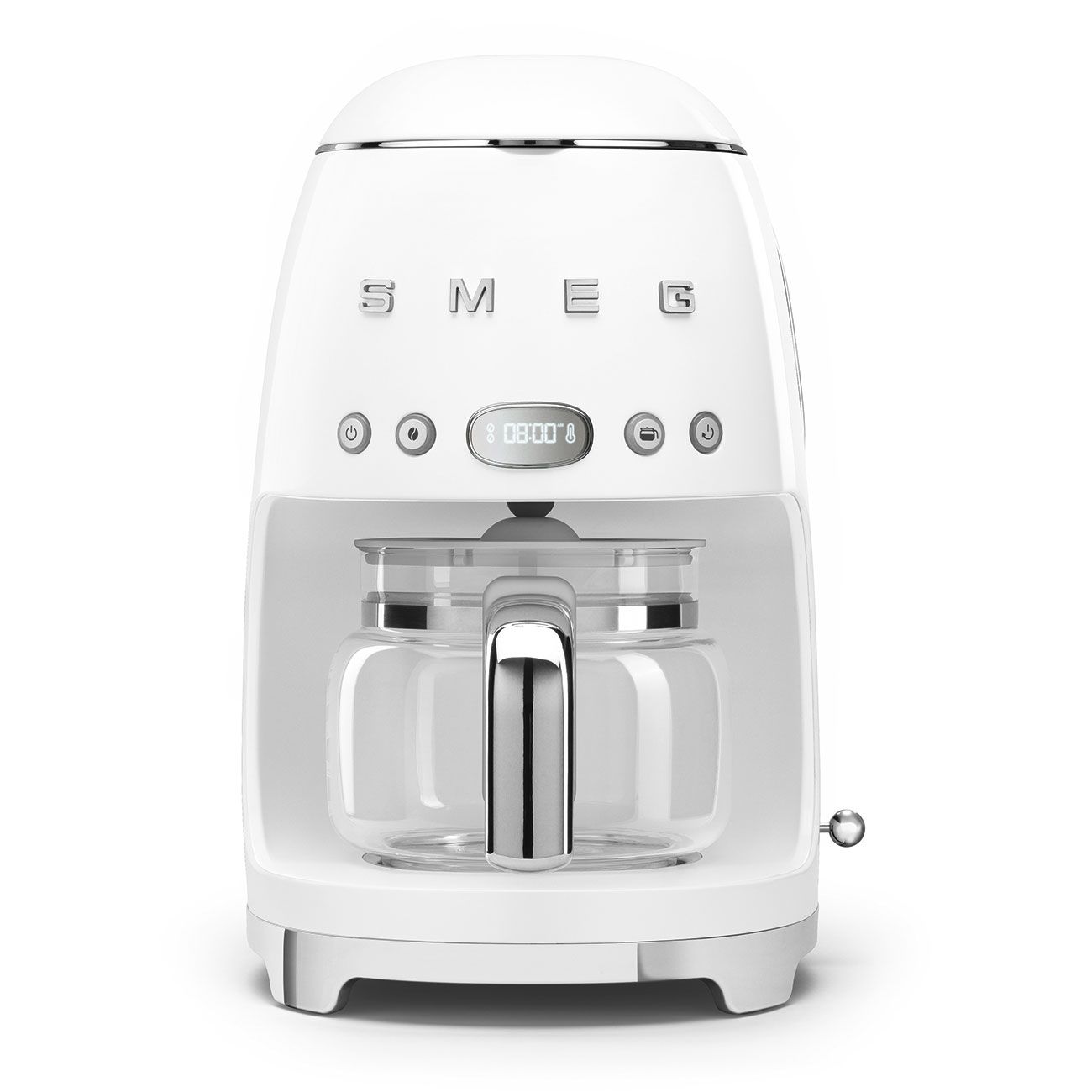 Smeg DCF02WHEU Filter Coffee Machine - White