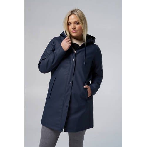 MS Mode regenjas donkerblauw