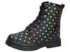 LICO Laarzen ' Isalie ' neonblauw / lichtgroen / lila / zwart