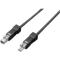 Rittal SZ Led system light connection cable - Voedingskabel (V) (M) - DC 24 V - 1 m - zwart (pak van 5)