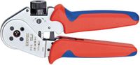 KNIPEX Vierdoornkrimptang voor gedraaide contacten verchroomd 0 08 - 2 5mm² - 180mm