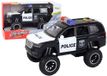 Raptor Offroad Voiture de police noire ouverture porte son lumière