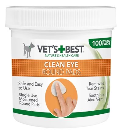 Vets Best Clean Eye Round Pads - 0031658803620