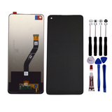 NONE Samsung Scherm voor Samsung A21 SM-A215 LCD zwart + Gereedschap + lijm