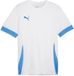PUMA teamGOAL Matchday Jersey Heren Sportshirt - Puma White-Electric Blue Lemonade