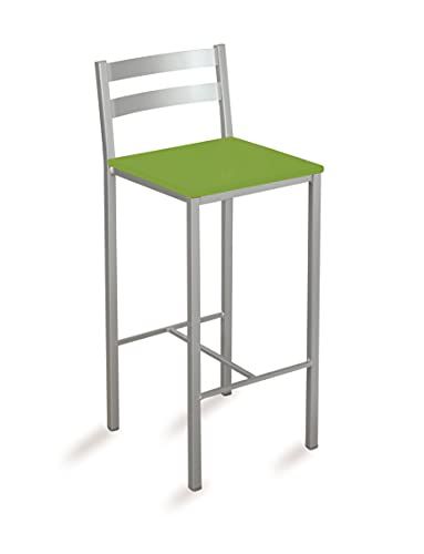 ASTIMESA Keukenkrukken - Set van 2 - Groen - 70 cm Zithoogte - Kunstleer