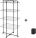 Brabantia HangOn Droogtoren - 30m - Inklapbaar wasrek - Matt Black
