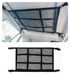 Filet de toit de voiture organisateur 90 x 65 cm Avec quatre boucles