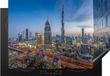 Merkloos KitchenYeah® Inductie beschermer 77x51 cm - Burj Khalifa - Inductiebeschermer