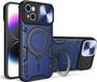Techsuit Hoesje geschikt voor Apple iPhone 16 Plus - CamGuard Pro Back Cover - Blauw