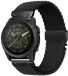 By Qubix Garmin By Qubix - 22mm Quickfit Braided Nylon Watch Band with Parachute Clasp - Black
