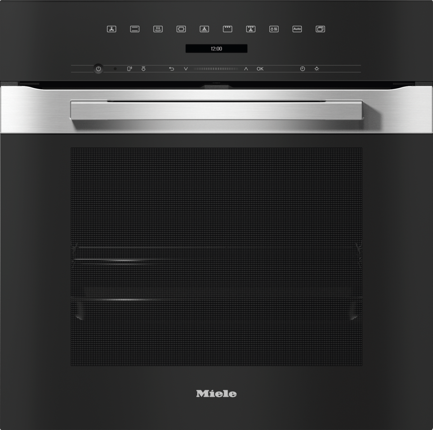 Miele DGC 7250 - Stoomoven - 76L - Zwart/RVS