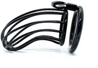 Black DUSEDO-MOI BV Black Line - Outlined - Kuisheidskooi met Tralies - Zwart 45 mm