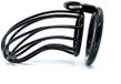 Black DUSEDO-MOI BV Black Line - Outlined - Kuisheidskooi met Tralies - Zwart 45 mm
